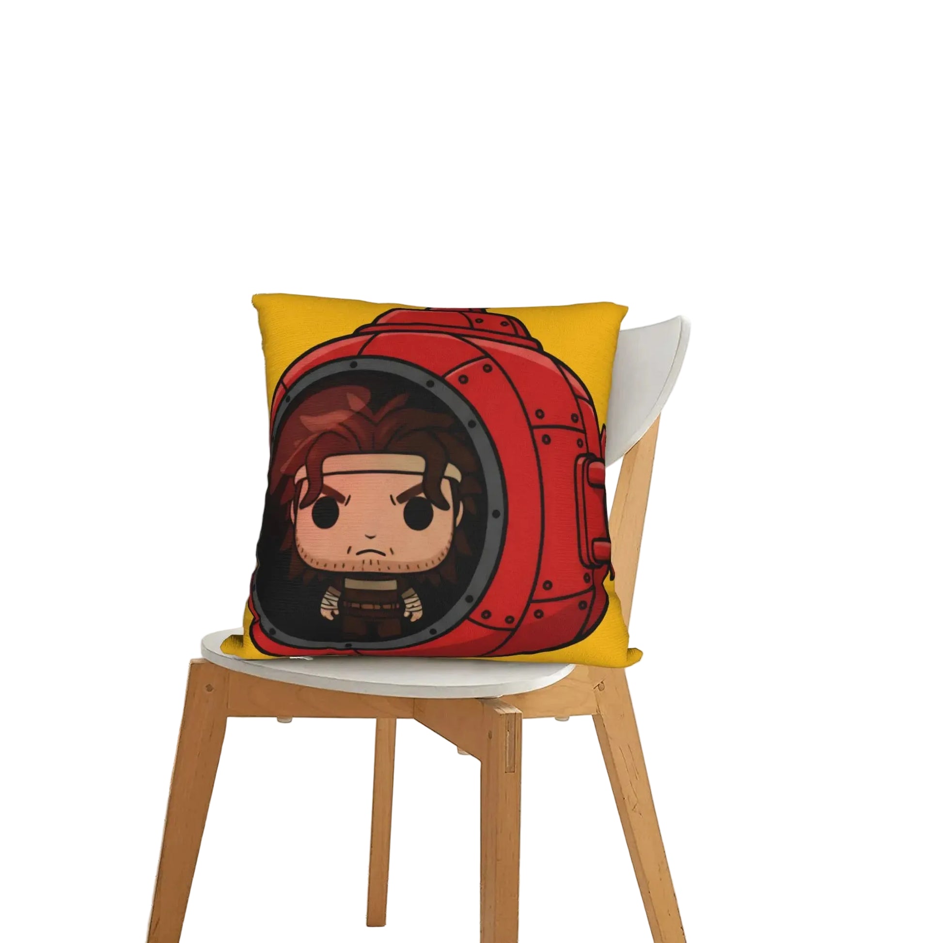 Iron Lung movie pillowcase featuring deep sea horror theme.