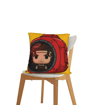 Iron Lung movie pillowcase featuring deep sea horror theme.