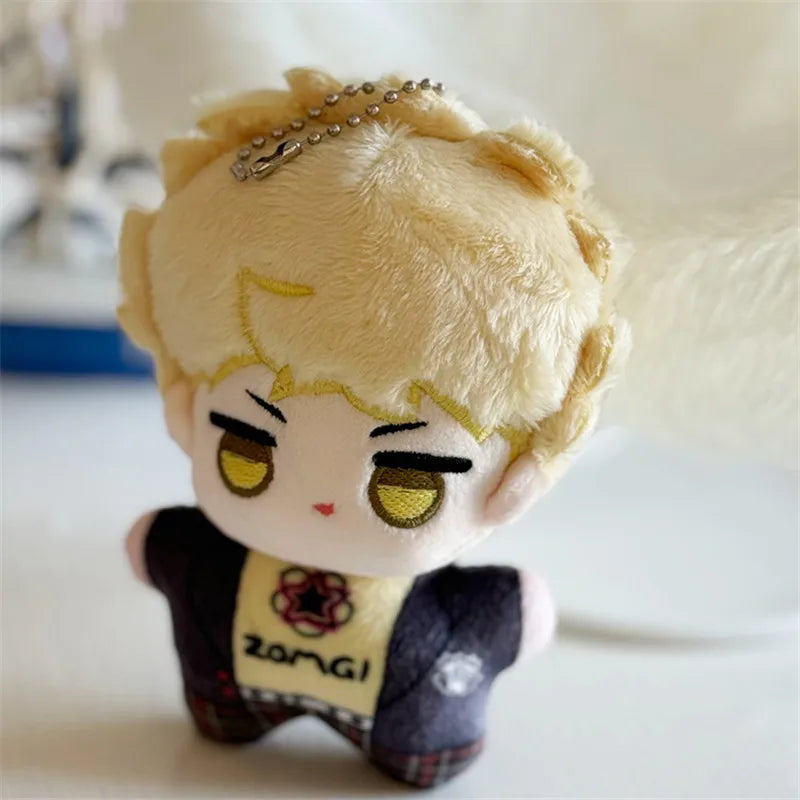 JRPG plush pendant figure collection featuring Ryuji Sakamoto in school uniform
