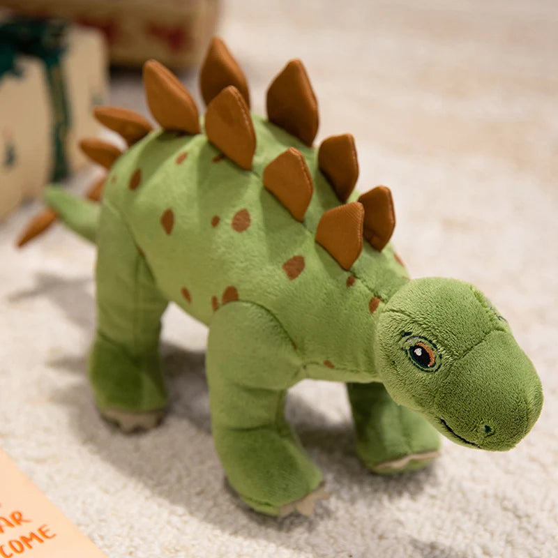 Jurassic dinosaur plush collection T-Rex Triceratops Velociraptor Stegosaurus Brontosaurus