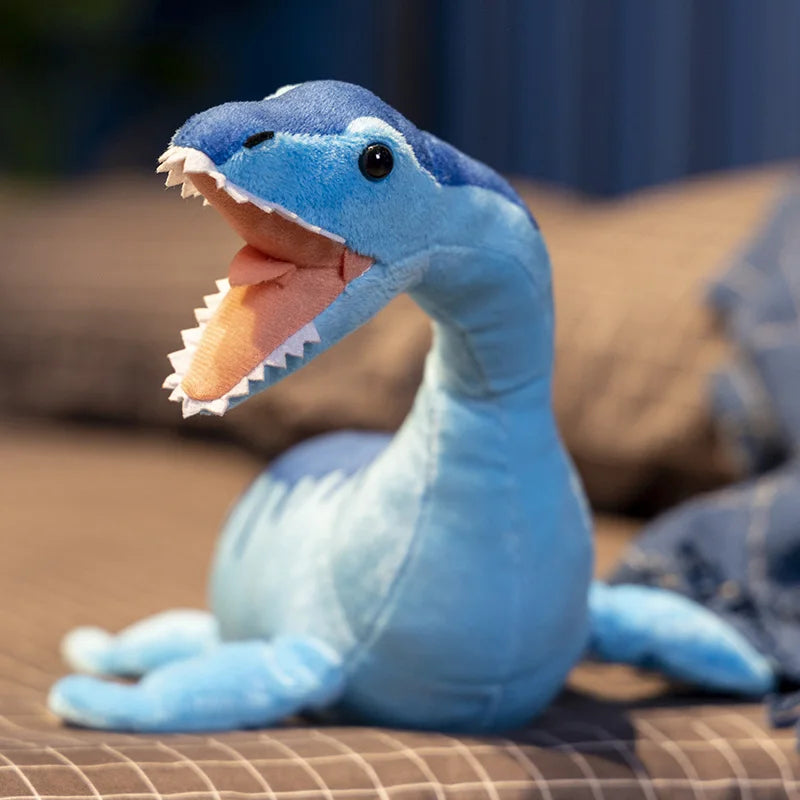 Jurassic marine reptile stuffed animal 40cm side view