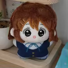 K-On light music club plush collectibles Yui Mio shelf display