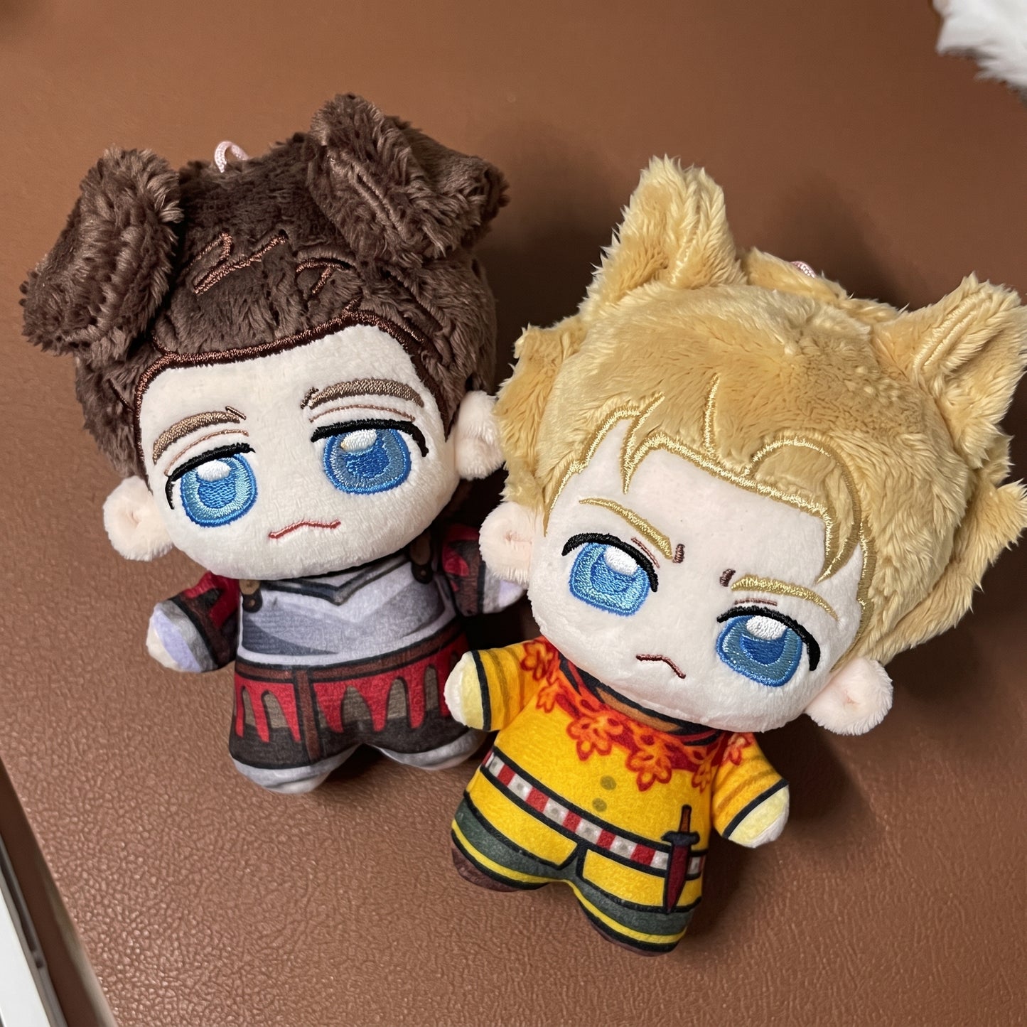 KCD2 fan plushie keychain detail shot anime-style face close-up