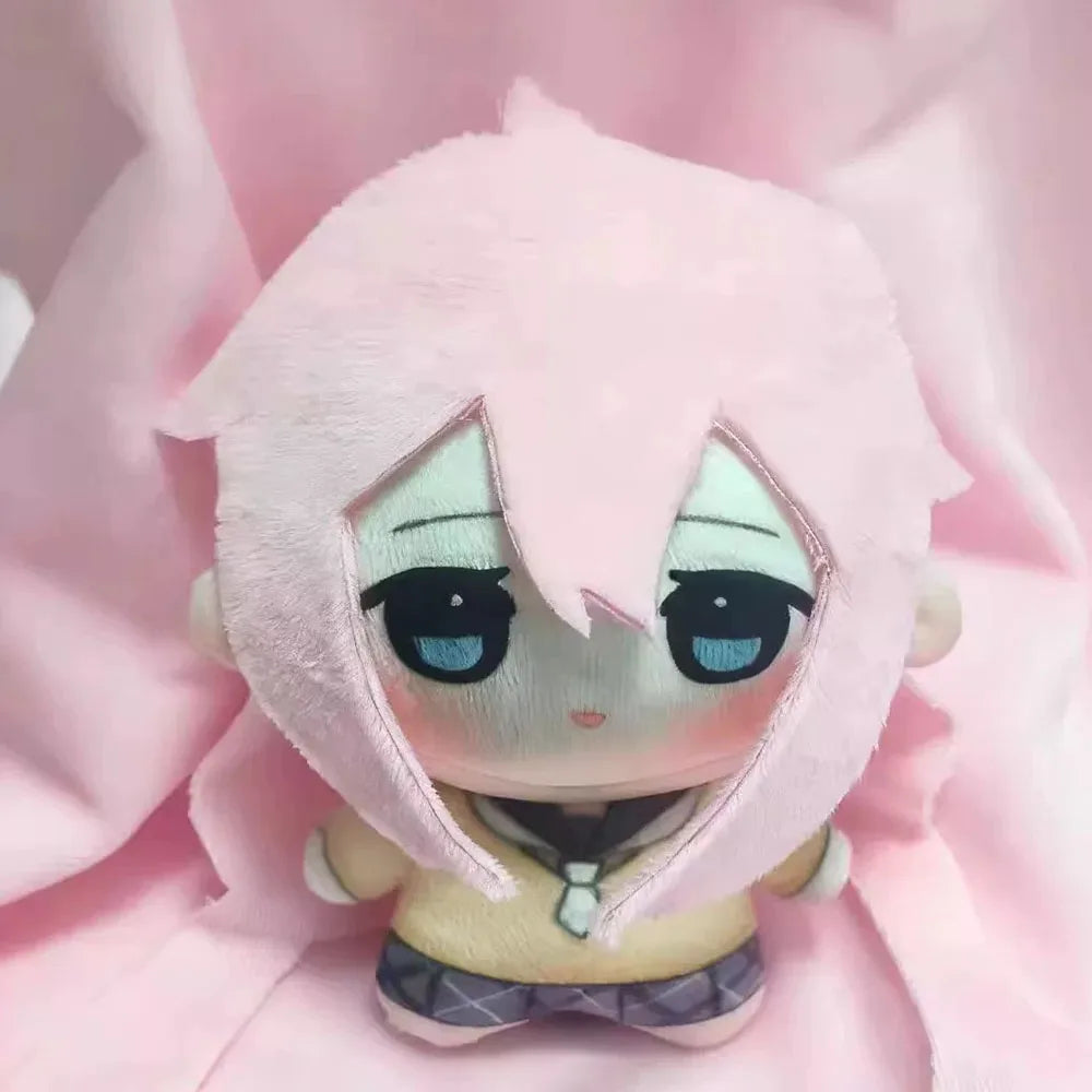 Kagamihara plush close-up showing soft plush fabric and PP cotton filling
