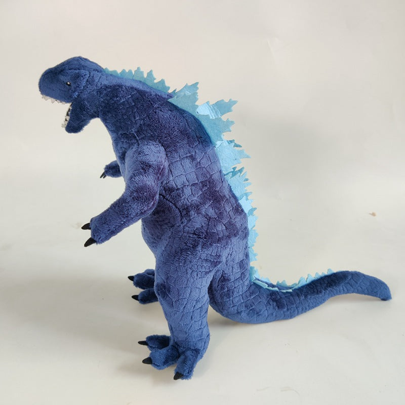 Kaiju showdown monster battle plush pair in confrontational face-off display position