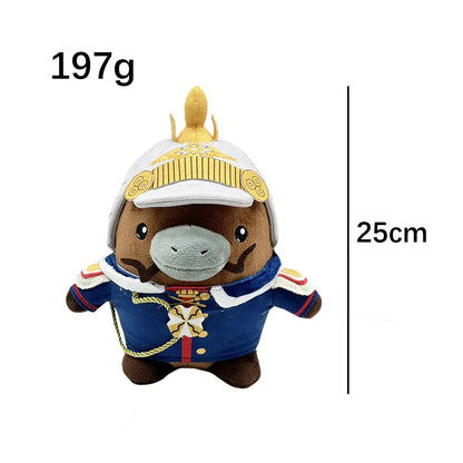 Kaiser Platypus fan collectible plush toy top-down view