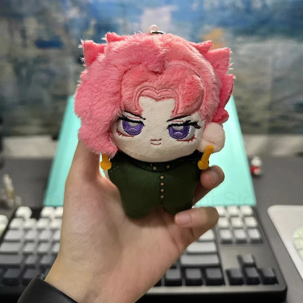 Kakyoin Noriaki plush stuffed toy with green uniform and cherry earrings
