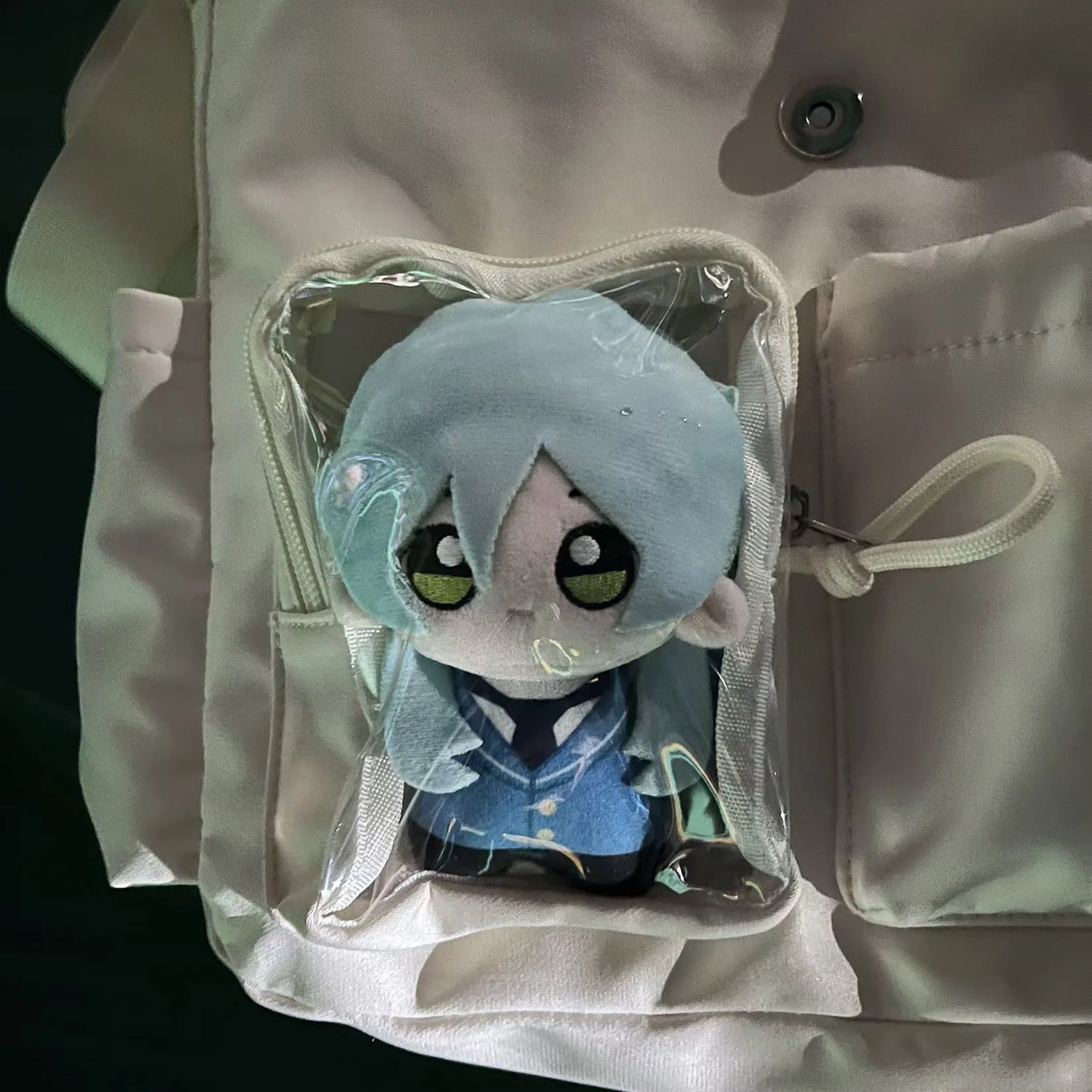 Kanata Shinkai 10cm soft plush toy keychain pendant blue unit idol