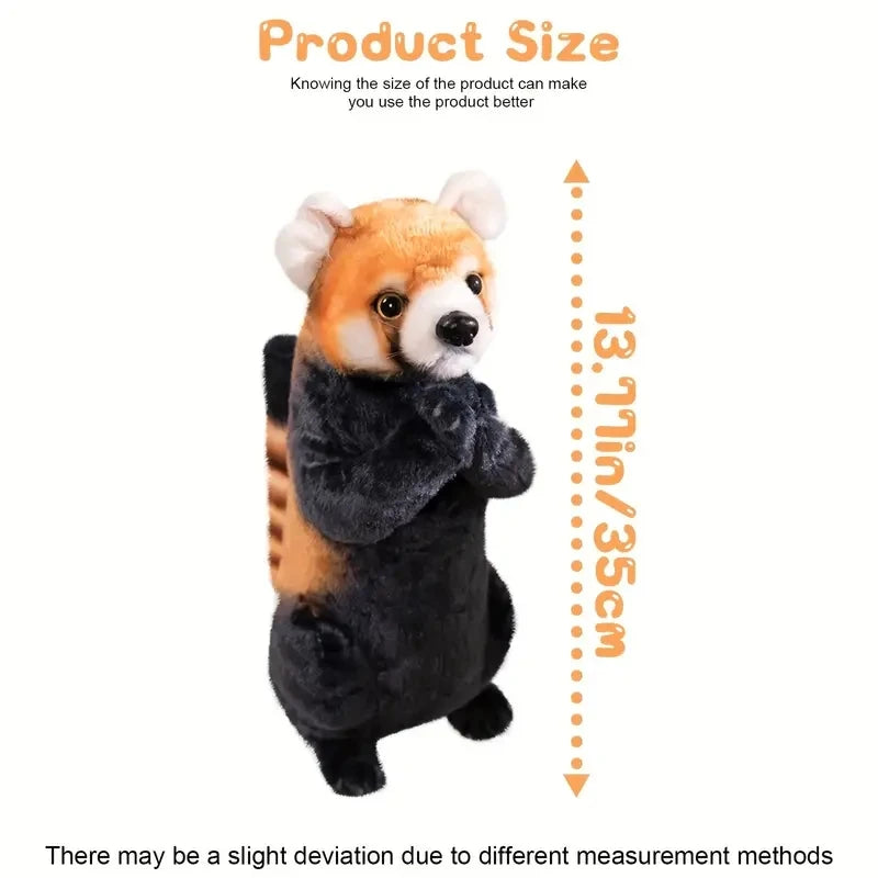 Kangaroo Gassho praying plush toy 35cm handmade blessing plushie standing upright