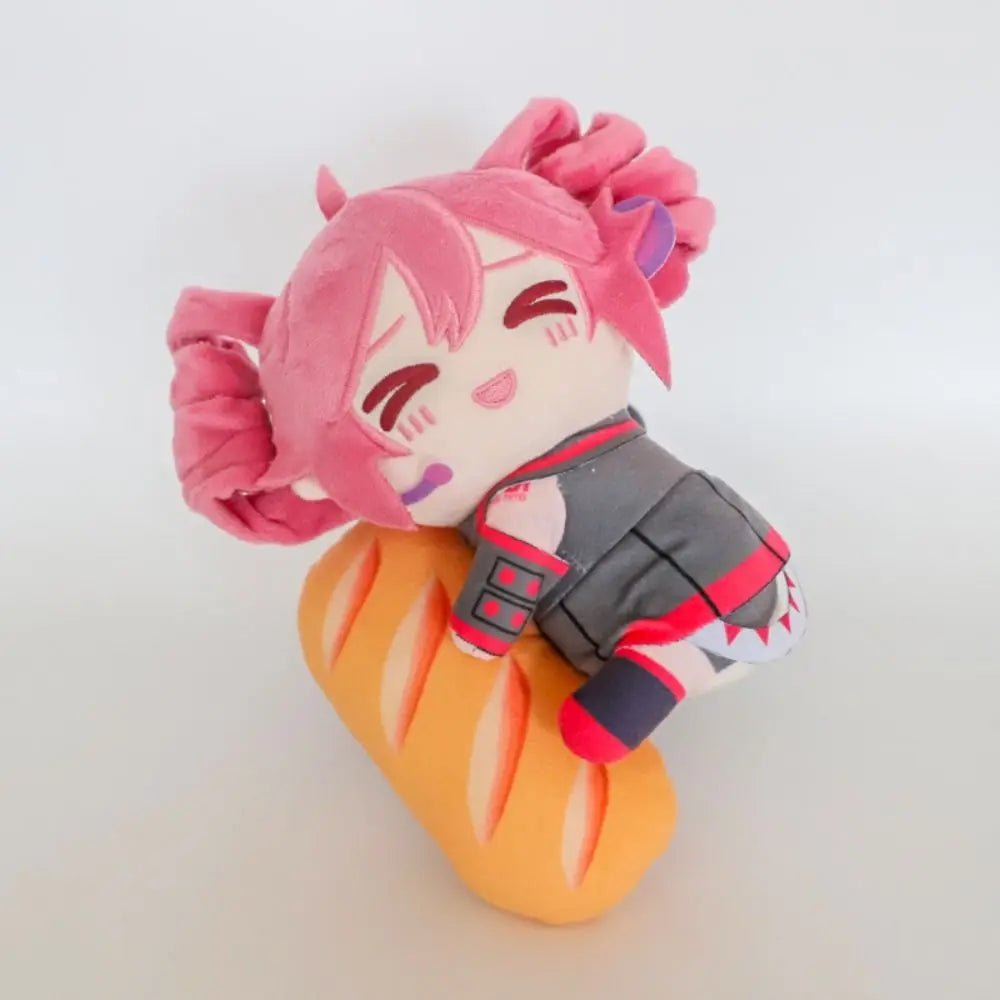 Kasane Teto plush meme baguette accessory detail.