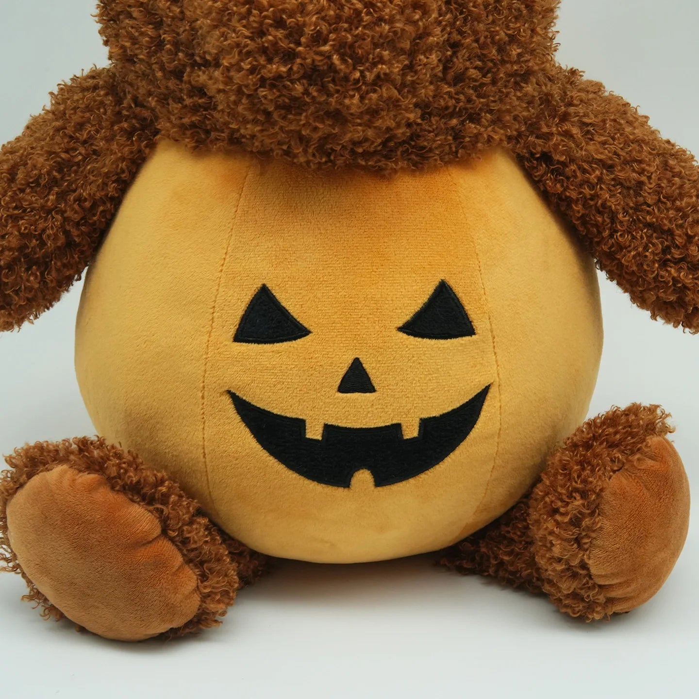 Kawaii Halloween plush pumpkin bear soft toy seasonal home decor