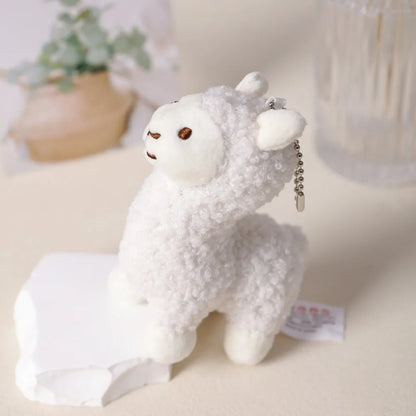 Kawaii animal keychain set cute zoo plushies handmade 10cm