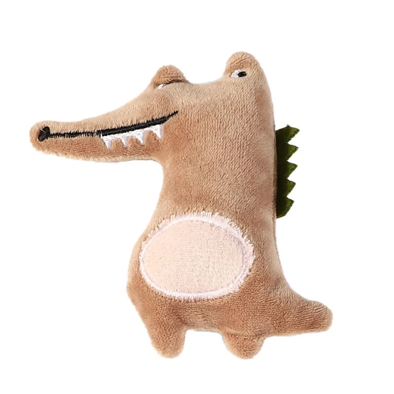 Kawaii animal plush crocodile collection Coffee Yellow Green
