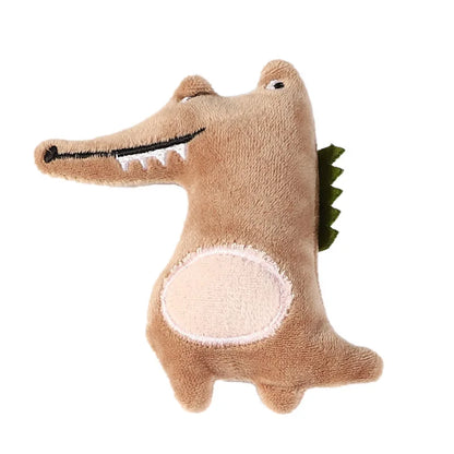 Kawaii animal plush crocodile collection Coffee Yellow Green