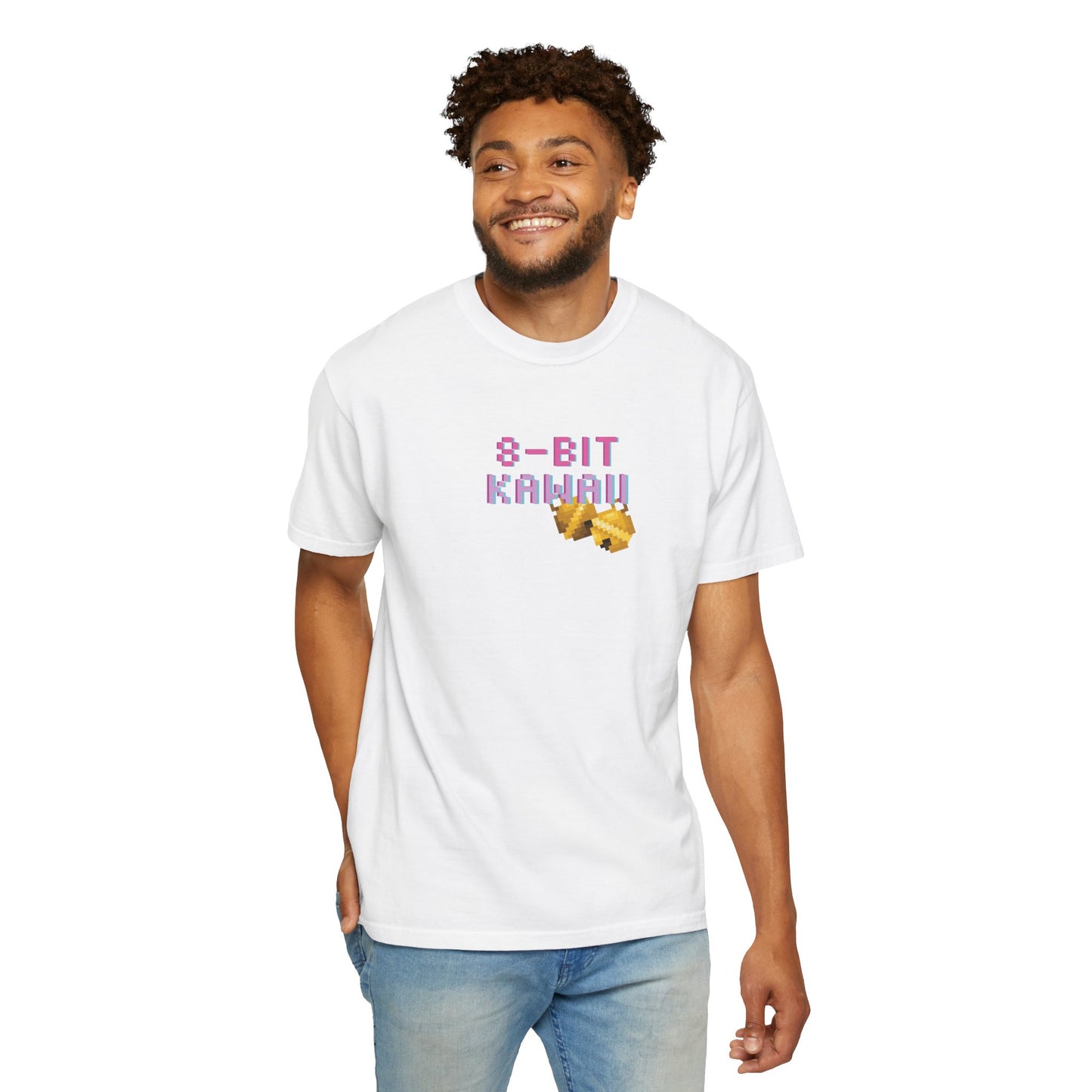Kawaii cat girl tee styled for casual Mad Mew Mew cosplay
