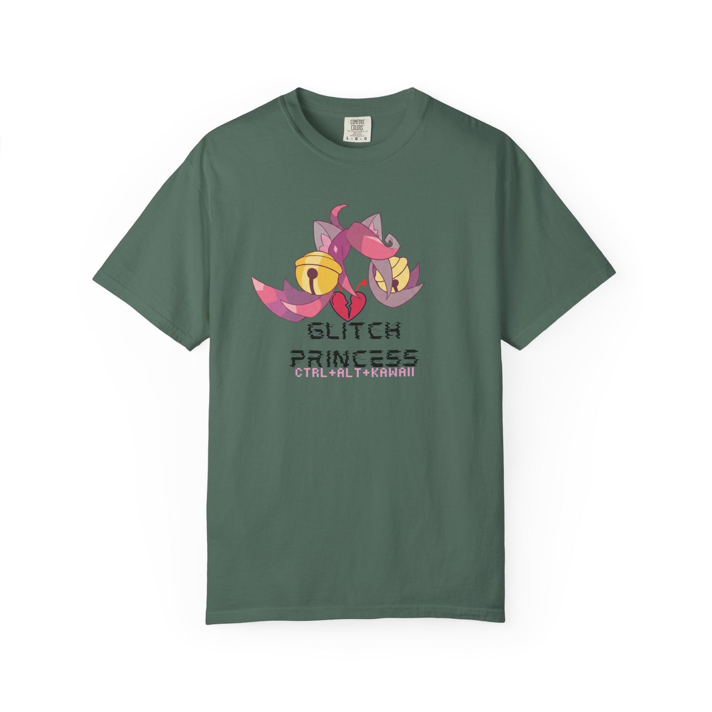 Kawaii catgirl shirt worn casually for a relaxed everyday geek chic look
