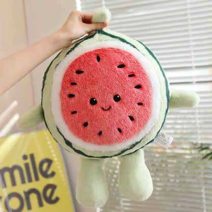 Kawaii stuffed animal 30cm and 40cm size variants displayed together