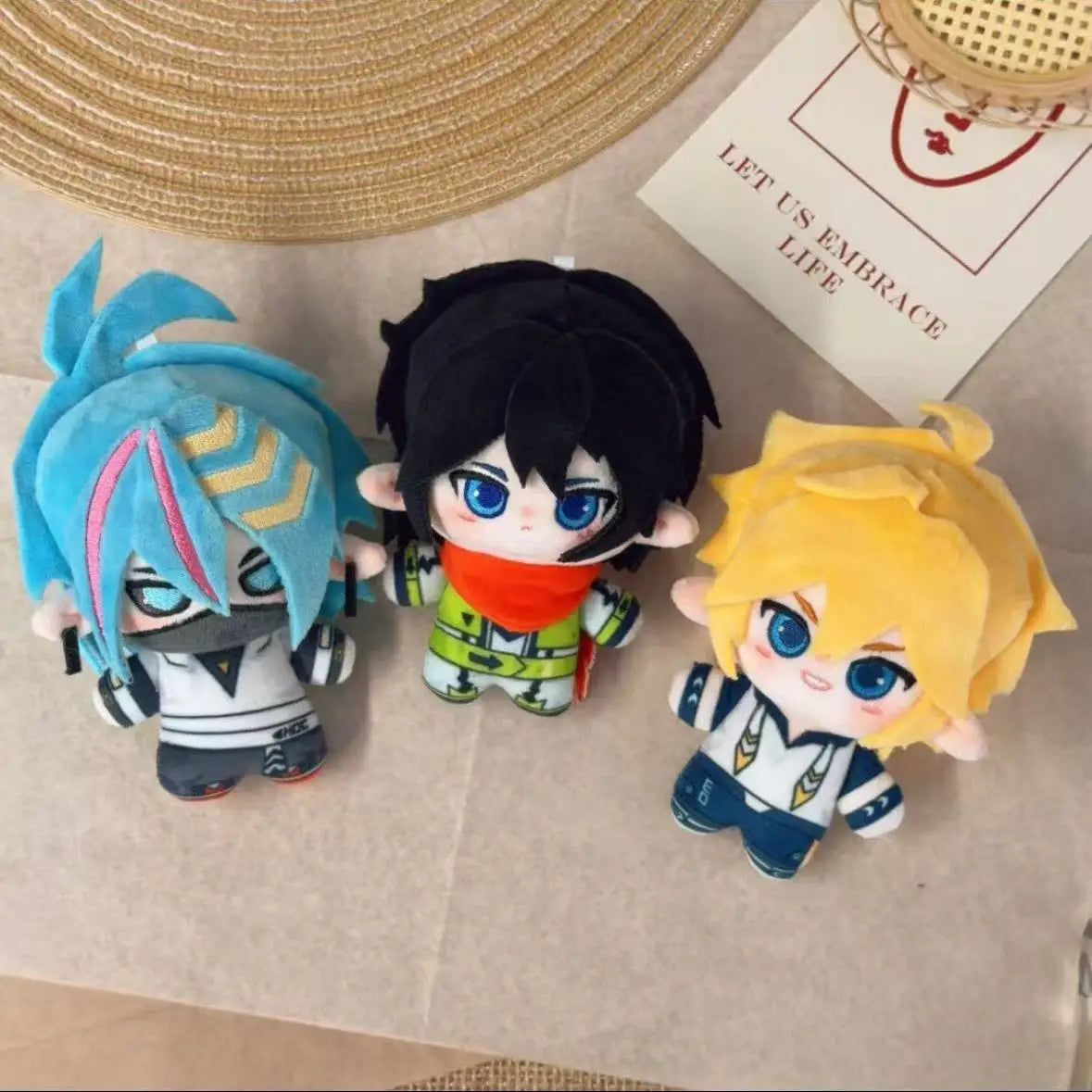 Kelly Jin Ninler Camille fan-inspired plush figures displayed together