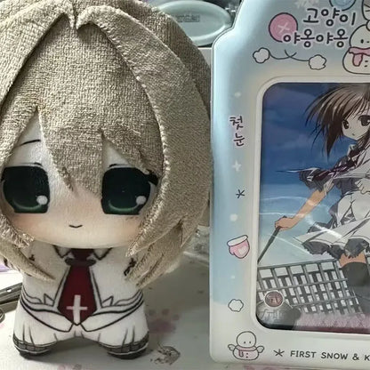 Kimika plushie short plush fabric PP cotton fill close up