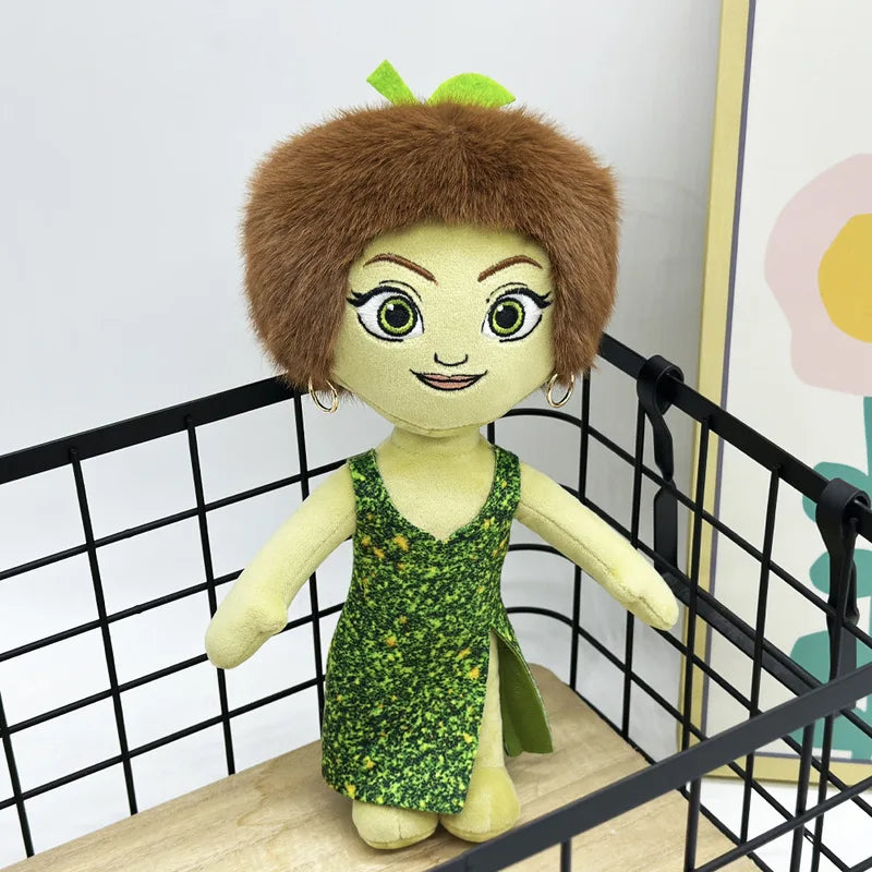 Kiwi fruit plush toy front view cotton fill fan merchandise
