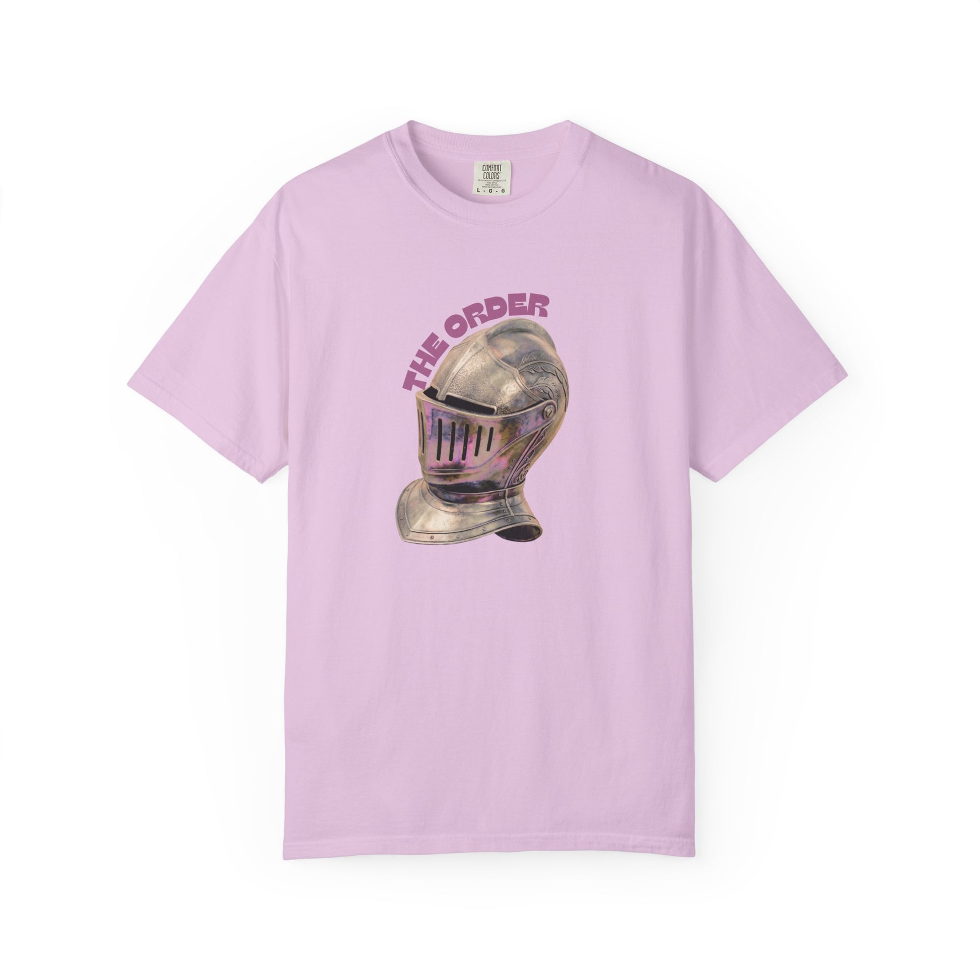 Knight helmet vintage graphic tee on Comfort Colors blank - Aprasi exclusive design
