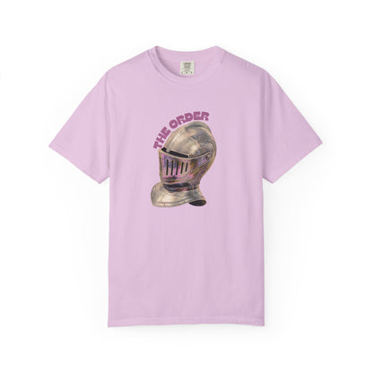 Knight helmet vintage graphic tee on Comfort Colors blank - Aprasi exclusive design
