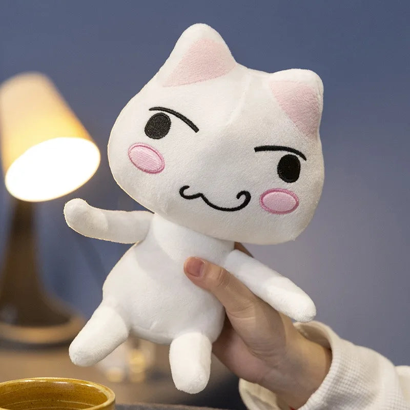 Kuro black cat plush 28cm front view