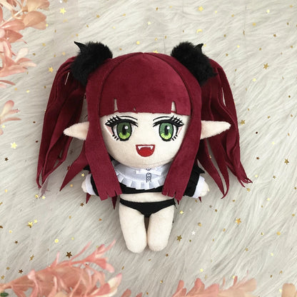 Kuroe plush handmade gothic character fan collectible front view
