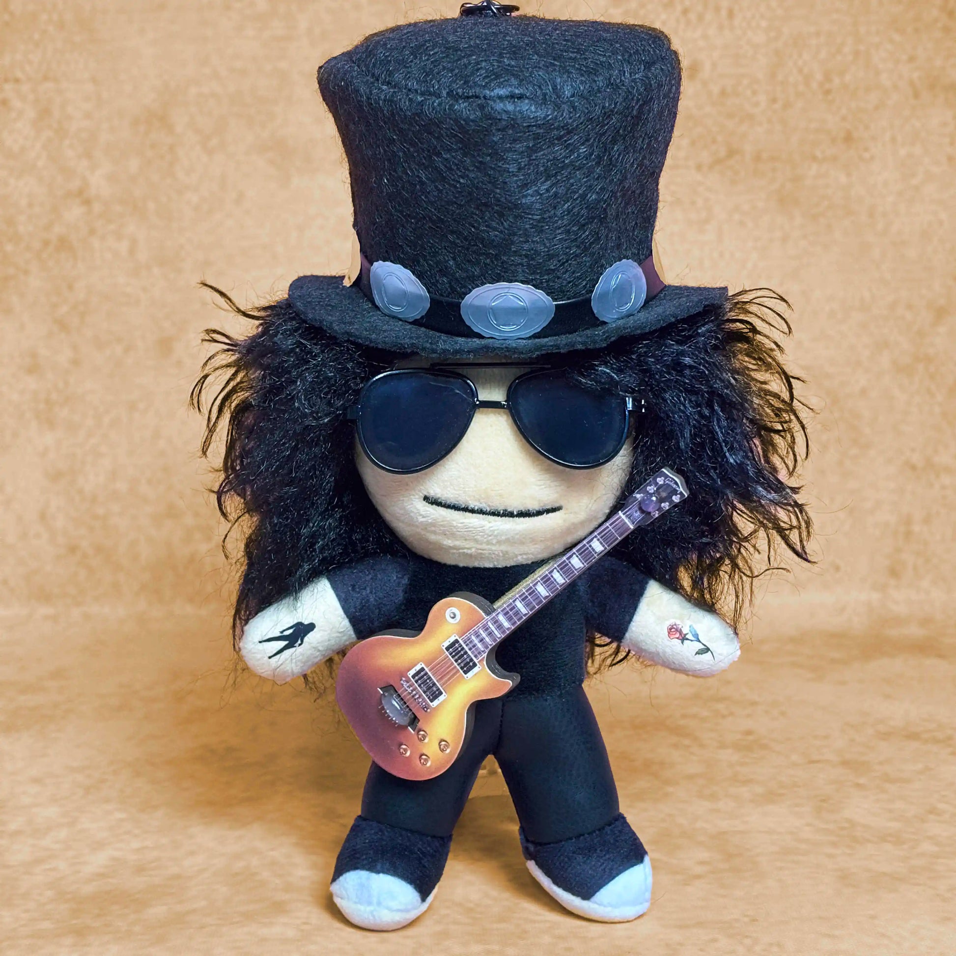 Kurt Cobain plush keychain 17cm grunge style