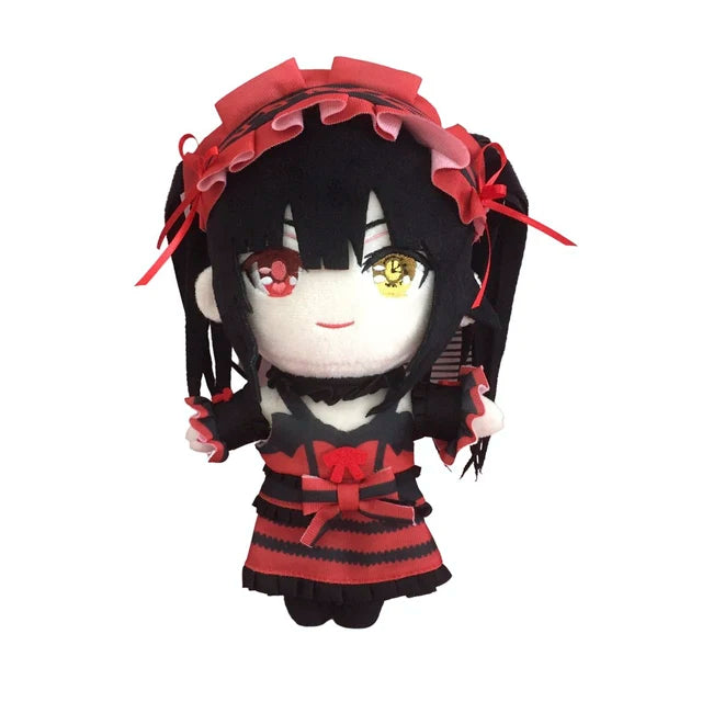 Kurumi plush clock eye golden red anime detail
