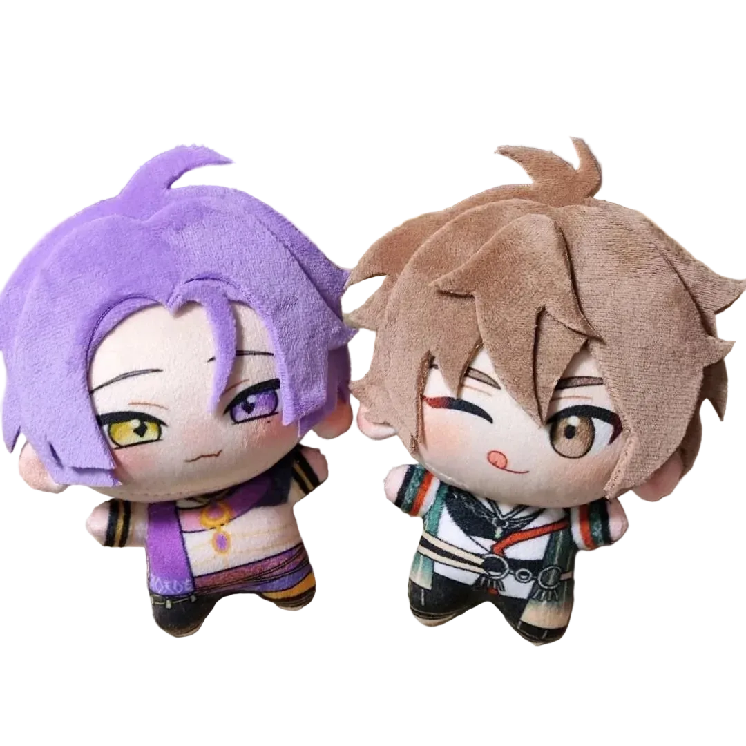 Kuya and Eiden handmade plushies fan made anime chibi keychain dolls 10cm
