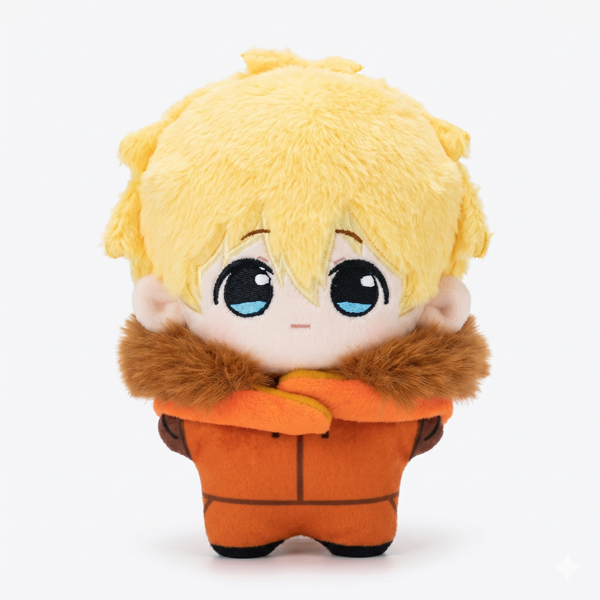 Kyle Broflovski plush close-up detail artisan handmade cotton
