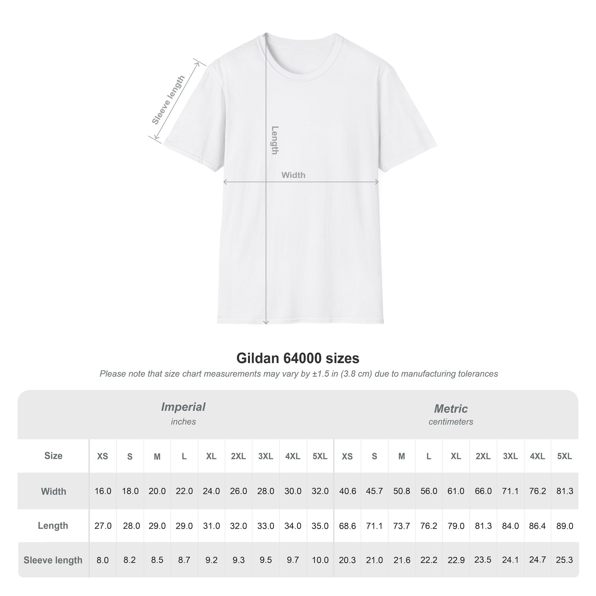 LM 10 tee folded showing packaging with care label visible