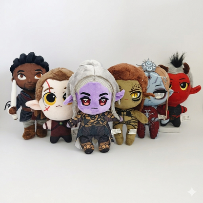 Lae'zel plush 25cm Githyanki warrior handmade fantasy game character plush
