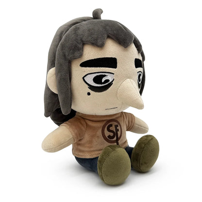 Larry Johnson plush Sally Face long brown hair Sanity's Fall shirt chibi soft minky 20cm collectible figure