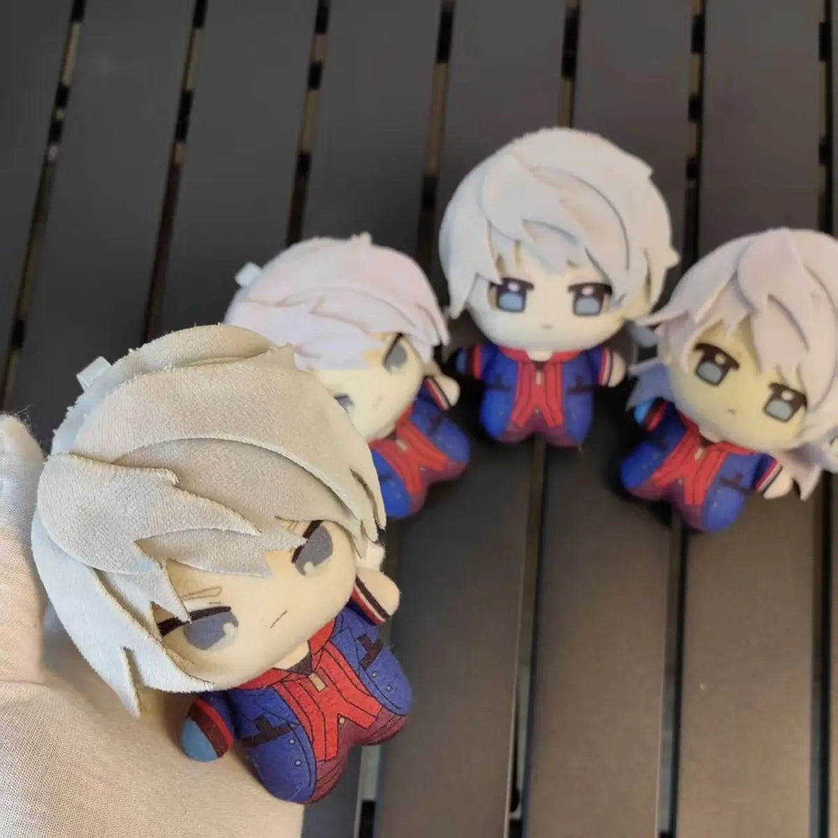 Lead character of devil may cry plush shelf display
