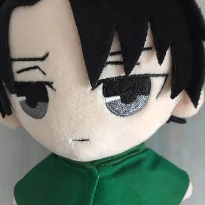 Levi plush without gear variant, relaxed off-duty pose handmade anime plush doll
