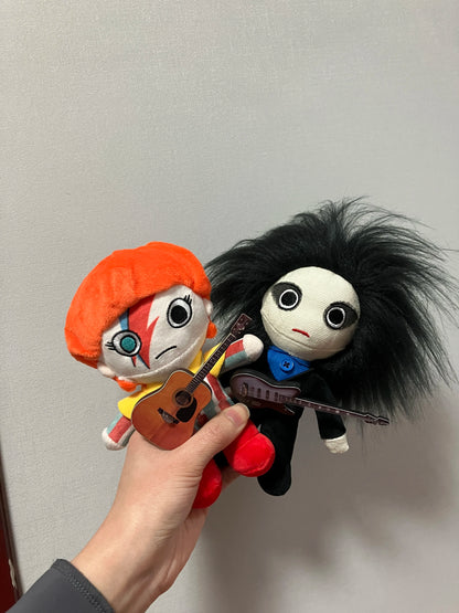 Liam Gallagher Oasis inspired plush with parka and tambourine