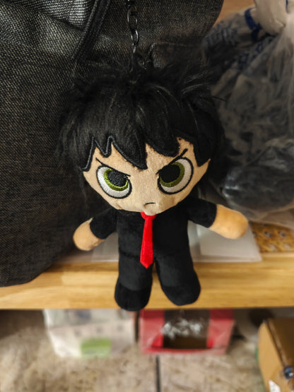 Liam Gallagher Oasis inspired plush with tambourine accessory