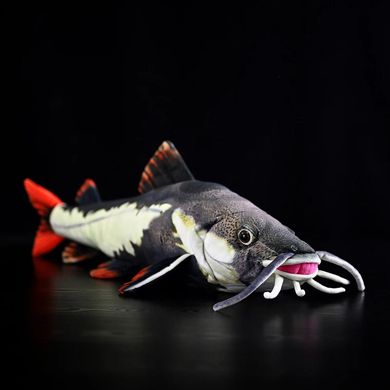 Lifelike Phractocephalus hemioliopterus fish plush collectible