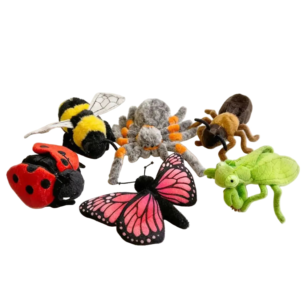Lifelike butterfly plush toy with detailed layered fabric wings on white background