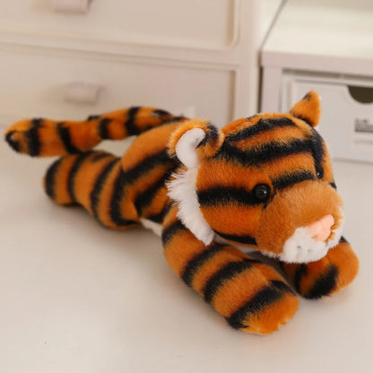 Lifelike fox plush toy 30cm wildlife stuffed animal for kids