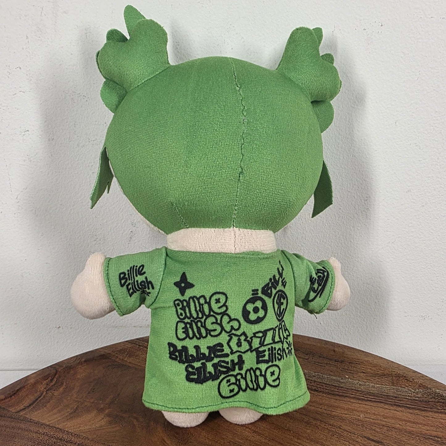 Lil Bil vibrant graffiti cat plush face with edgy details

