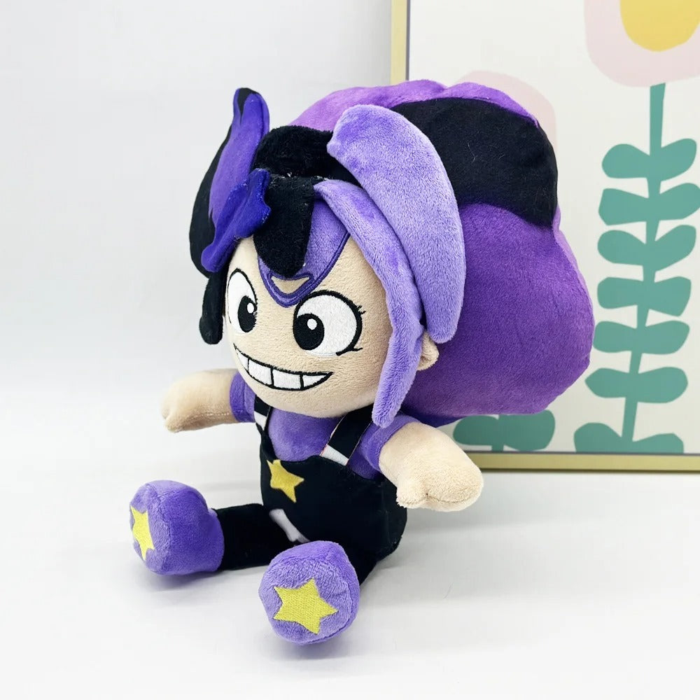 Lily Lovebraids toy held by a fan to show 25cm to 30cm scale.