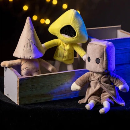 Little Nightmares 3 plush Low character with bow accessory
