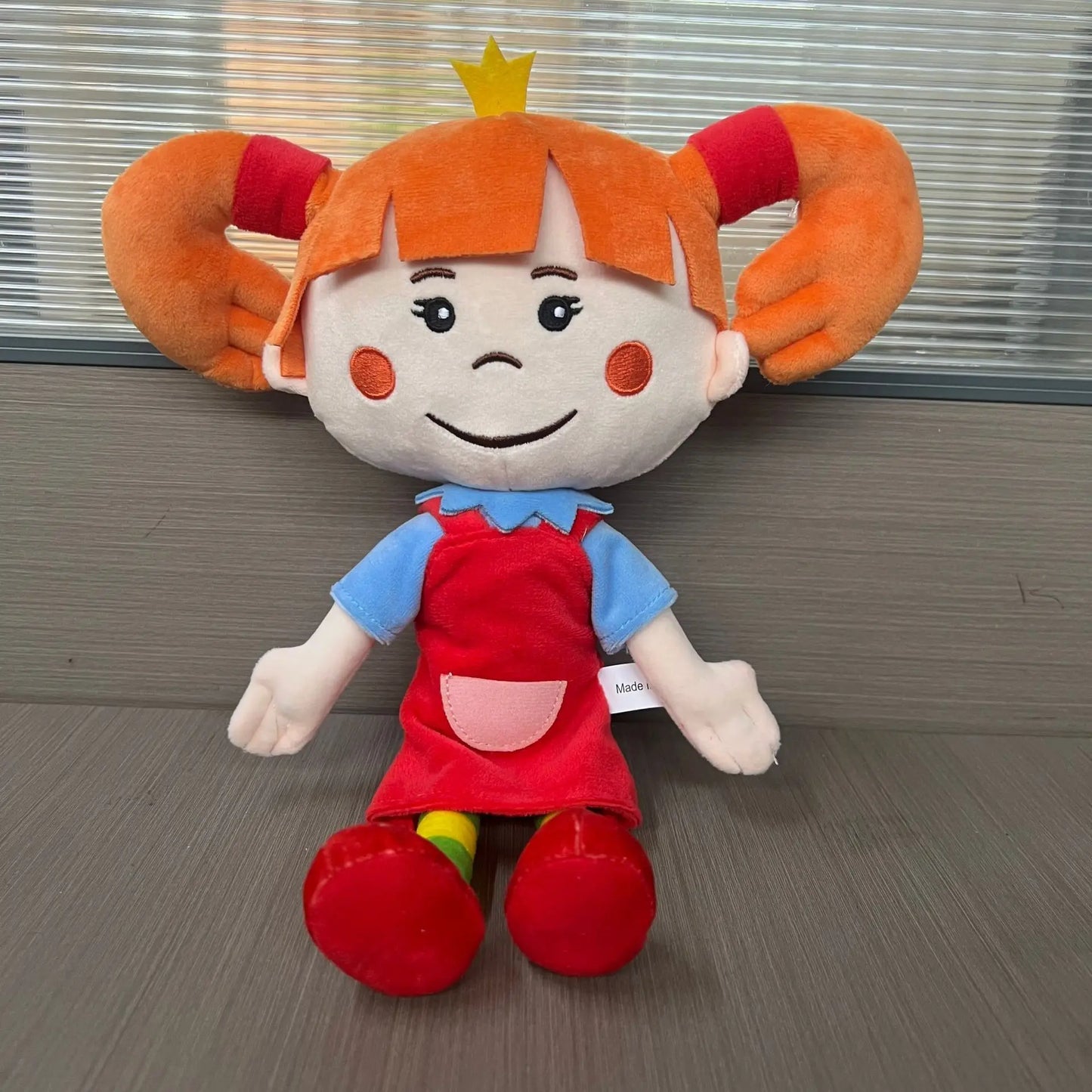 Little princess cartoon character plush doll soft short plush material