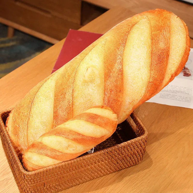 Loaf of bread in a basket on a wooden table