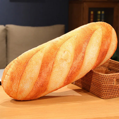 Loaf of bread on a wooden table 