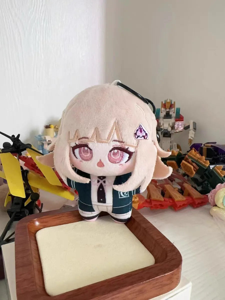 Lucky Student plush white hair chibi handmade fan collectible
