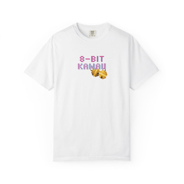 Mad mew mew tees unisex in muted garment-dyed color flat lay
